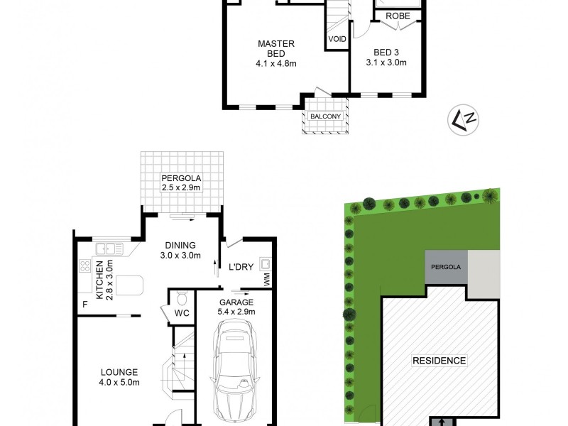 1/6 Blossom Place, Quakers Hill NSW 2763 Floorplan