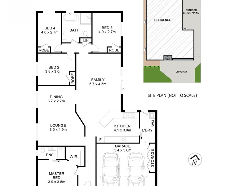 86 President Road, Kellyville NSW 2155 Floorplan