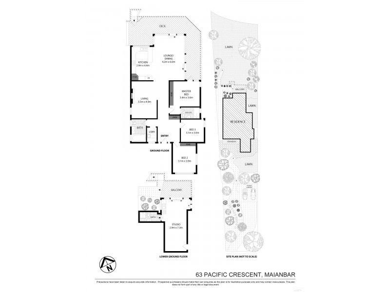 63 PACIFIC CRESCENT, Maianbar NSW 2230 Floorplan