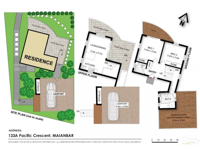 133A PACIFIC CRESCENT, Maianbar NSW 2230 Floorplan