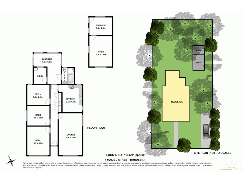 7 MALIBU STREET, Bundeena NSW 2230 Floorplan