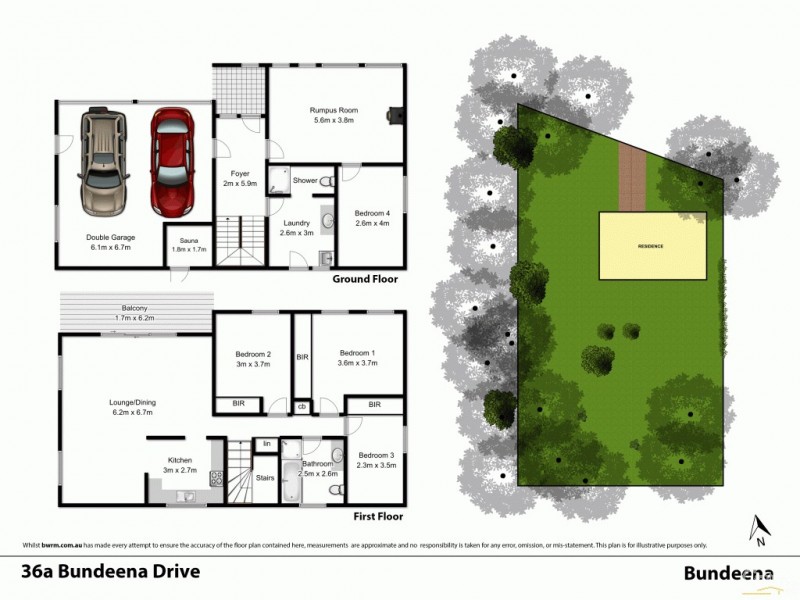 36A BUNDEENA DRIVE, Bundeena NSW 2230 Floorplan