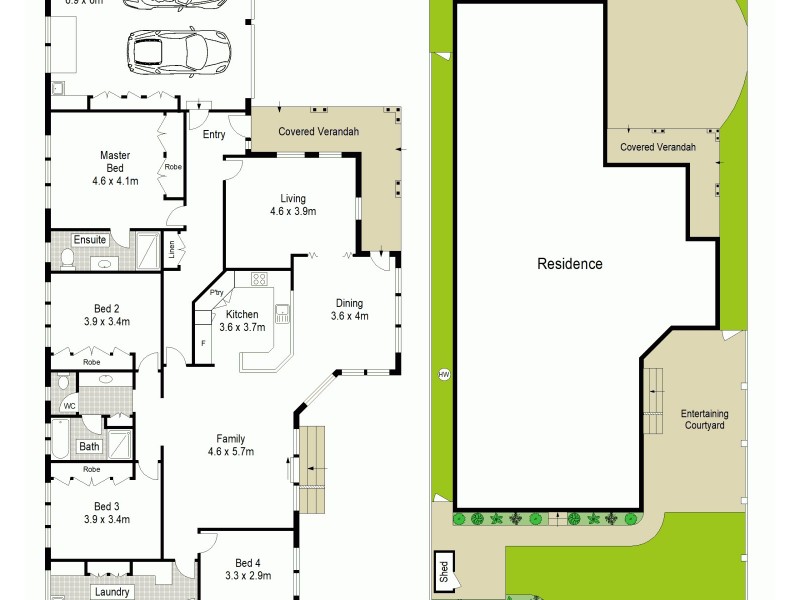 4-6  MALIBU STREET, Bundeena NSW 2230 Floorplan