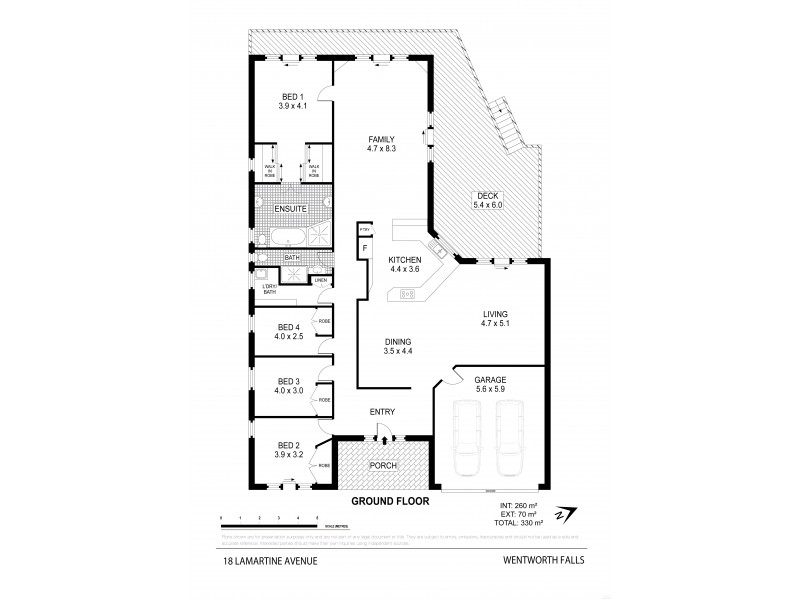 18 Lamartine Ave, Wentworth Falls NSW 2782 Floorplan