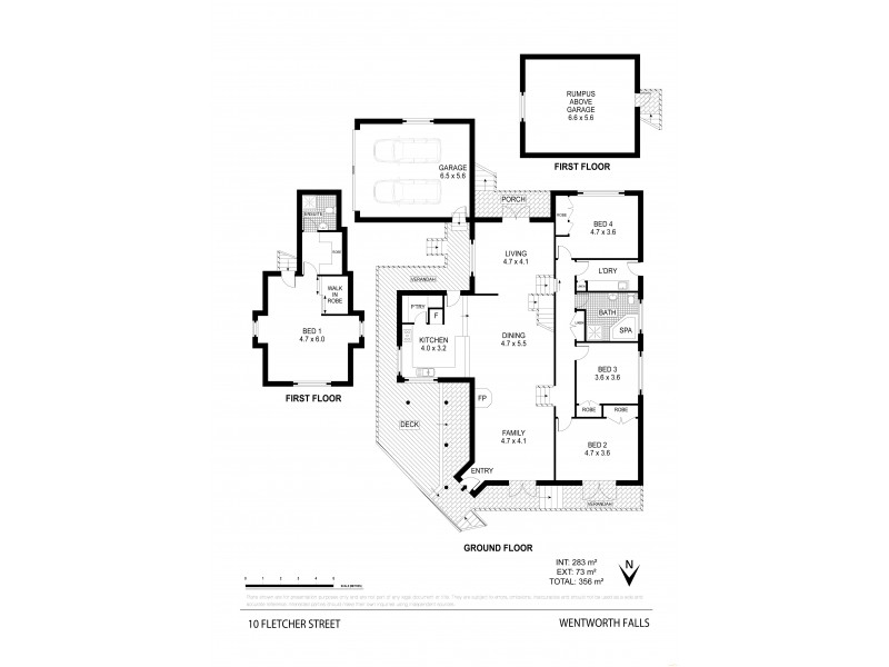 10 Fletcher St, Wentworth Falls NSW 2782 Floorplan