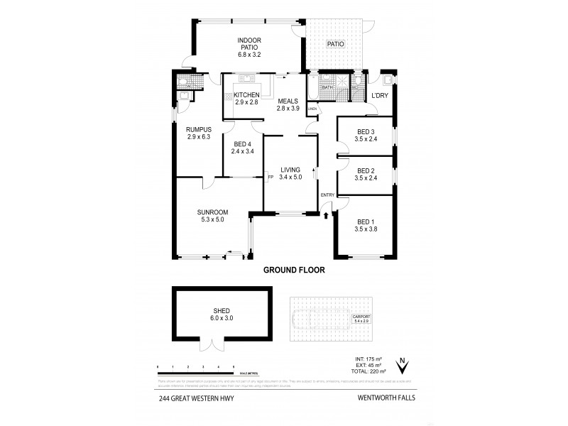 244 Great Western Highway, Wentworth Falls NSW 2782 Floorplan