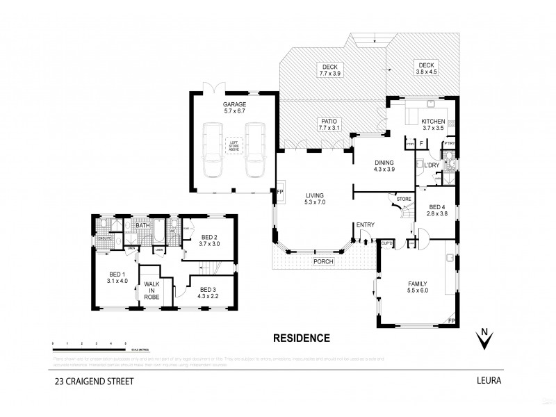 23 Craigend St, Leura NSW 2780 Floorplan