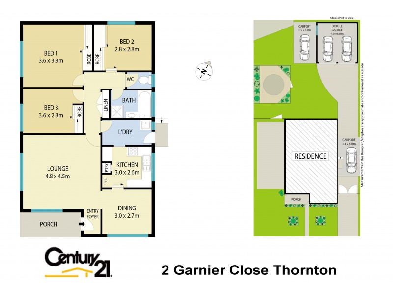 2  Garnier Close, Thornton NSW 2322 Floorplan