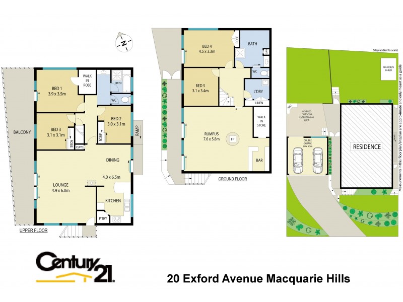 20 Exford Avenue, Macquarie Hills NSW 2285 Floorplan