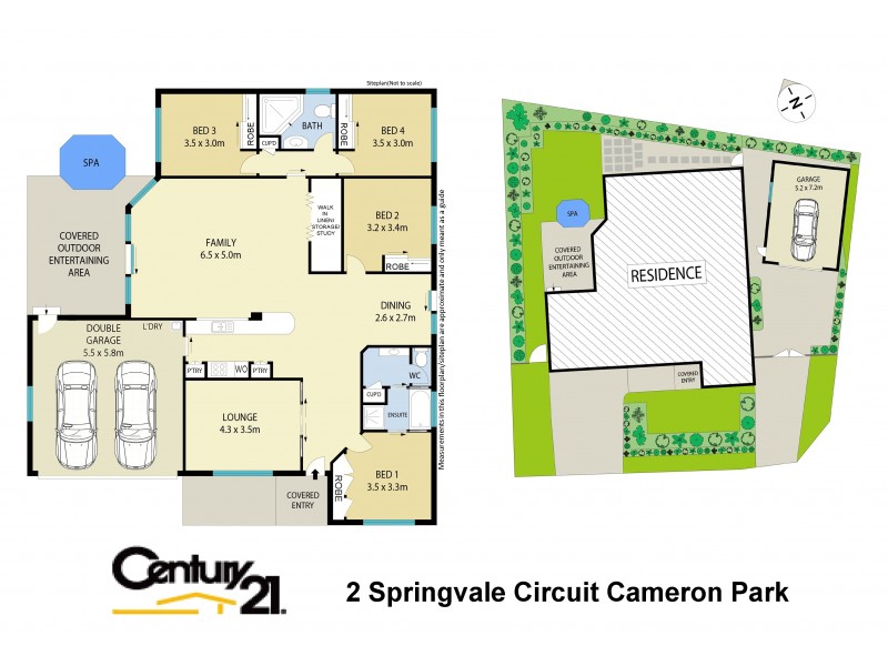 2 Springvale Circuit, Cameron Park NSW 2285 Floorplan