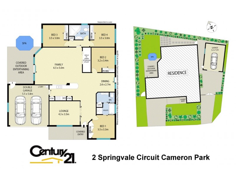 2 Springvale Circuit, Cameron Park NSW 2285 Floorplan