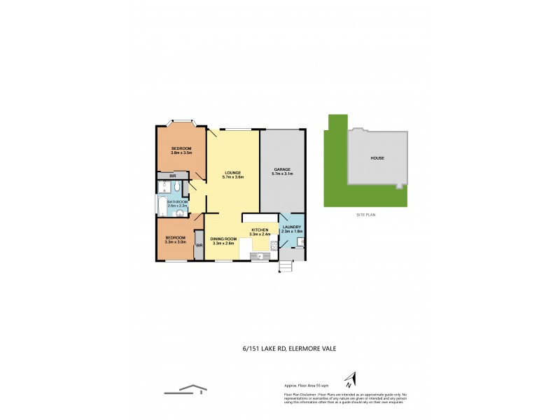 6/151  Lake Road, Elermore Vale NSW 2287 Floorplan