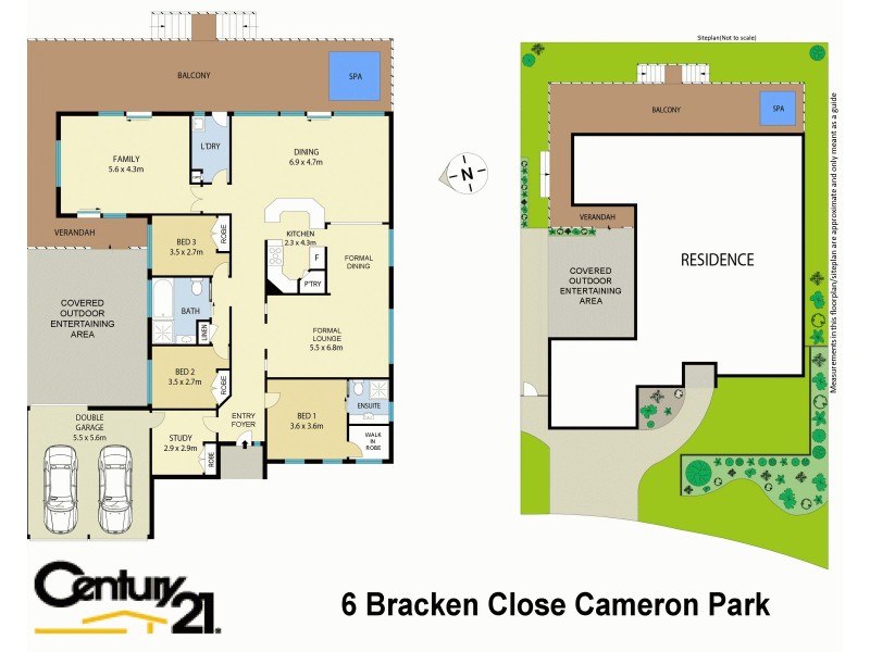 6 Bracken Close, Cameron Park NSW 2285 Floorplan