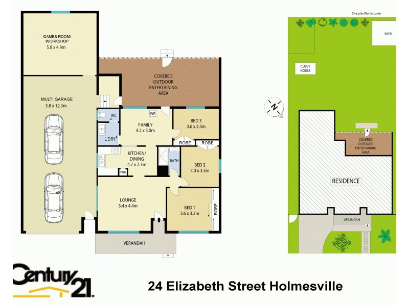 24 Elizabeth Street, Holmesville NSW 2286 Floorplan