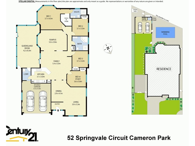 52 Springvale Circuit, Cameron Park NSW 2285 Floorplan