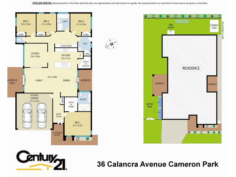 36 Calancra Avenue, Cameron Park NSW 2285 Floorplan