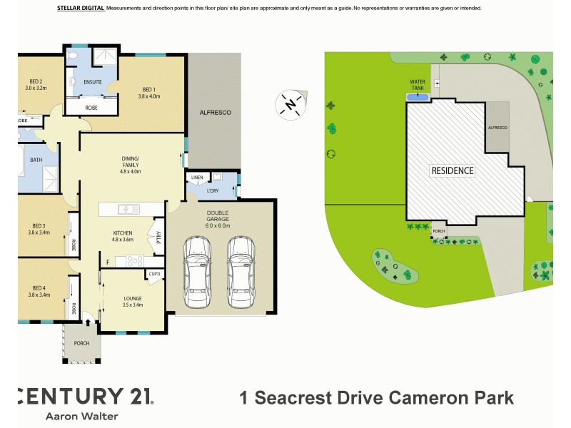 1 Seacrest Drive, Cameron Park NSW 2285 Floorplan