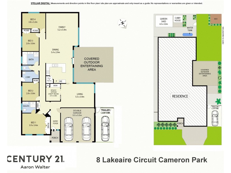 8 Lakeaire Circuit, Cameron Park NSW 2285 Floorplan