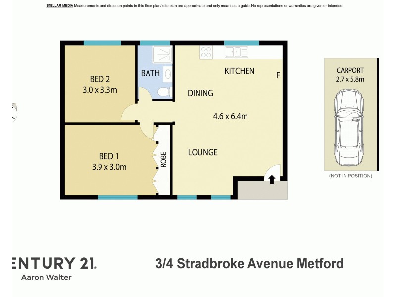 3/4 Stradbroke Avenue, Metford NSW 2323 Floorplan