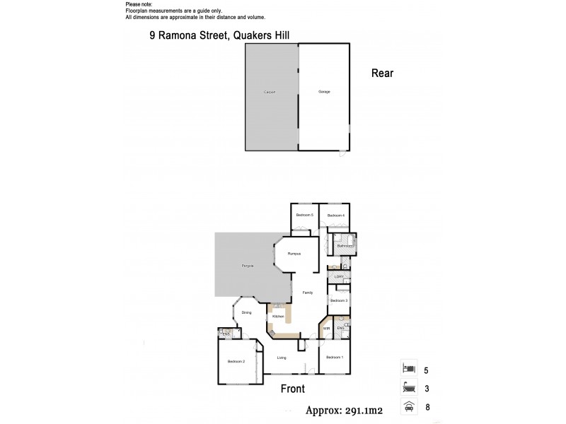9 Ramona Street, Quakers Hill NSW 2763 Floorplan