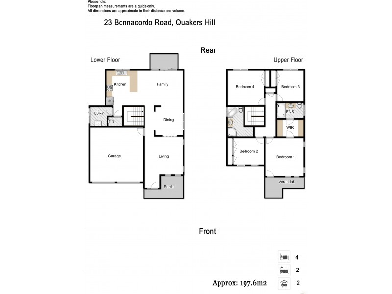 23 Bonaccordo Road, Quakers Hill NSW 2763 Floorplan