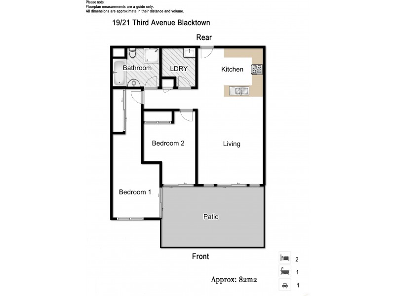 19/21-29 Third Avenue, Blacktown NSW 2148 Floorplan
