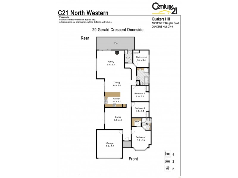 29 Gerald Crescent, Doonside NSW 2767 Floorplan