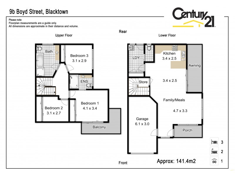 9b Boyd Street, Blacktown NSW 2148 Floorplan