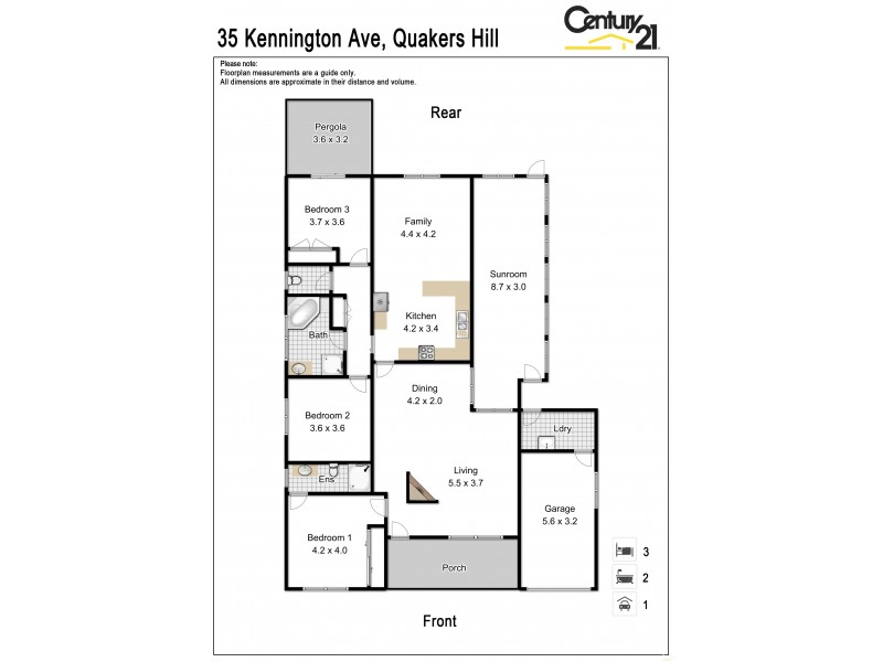 35 Kennington Avenue, Quakers Hill NSW 2763 Floorplan