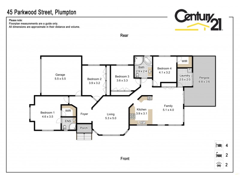 45 Parkwood Street, Plumpton NSW 2761 Floorplan