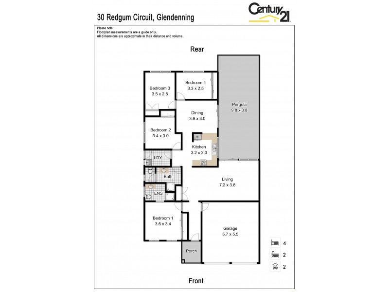 30 Redgum Circuit, Glendenning NSW 2761 Floorplan