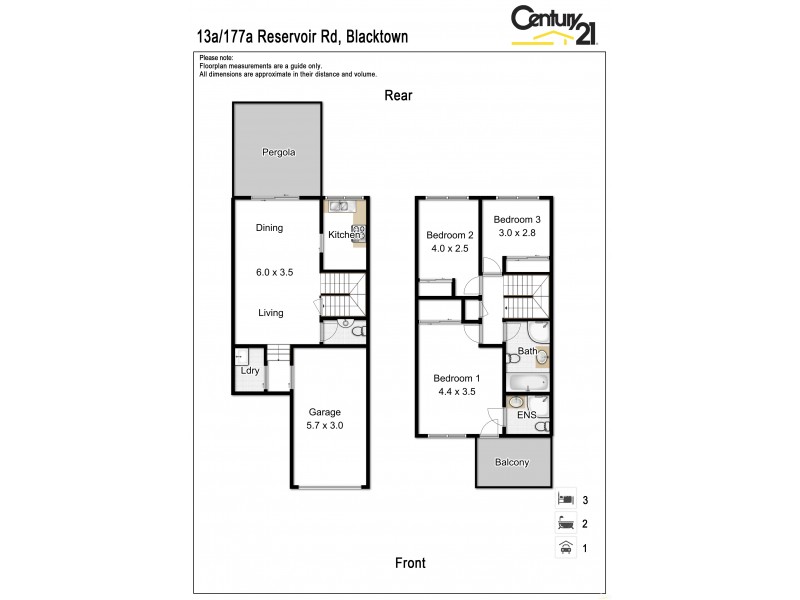 13a/177a Reservoir Road, Blacktown NSW 2148 Floorplan