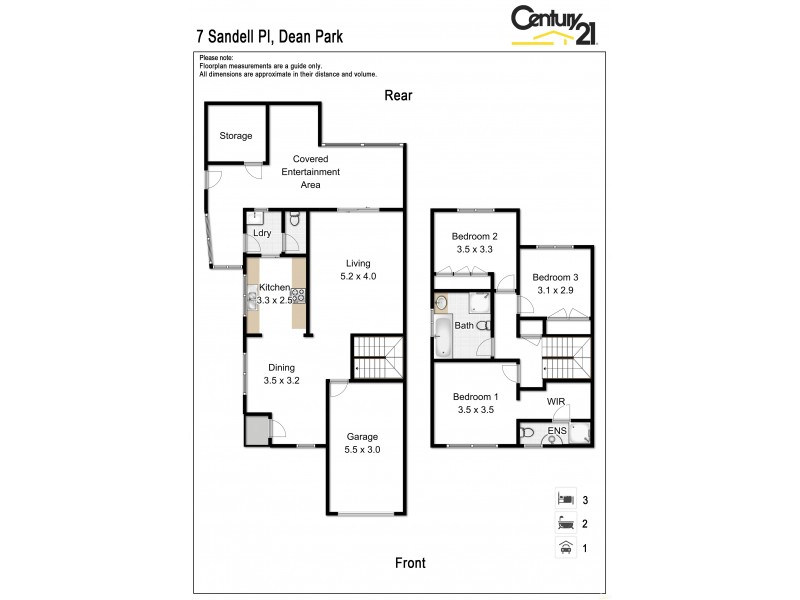 7  Sandell Place, Dean Park NSW 2761 Floorplan