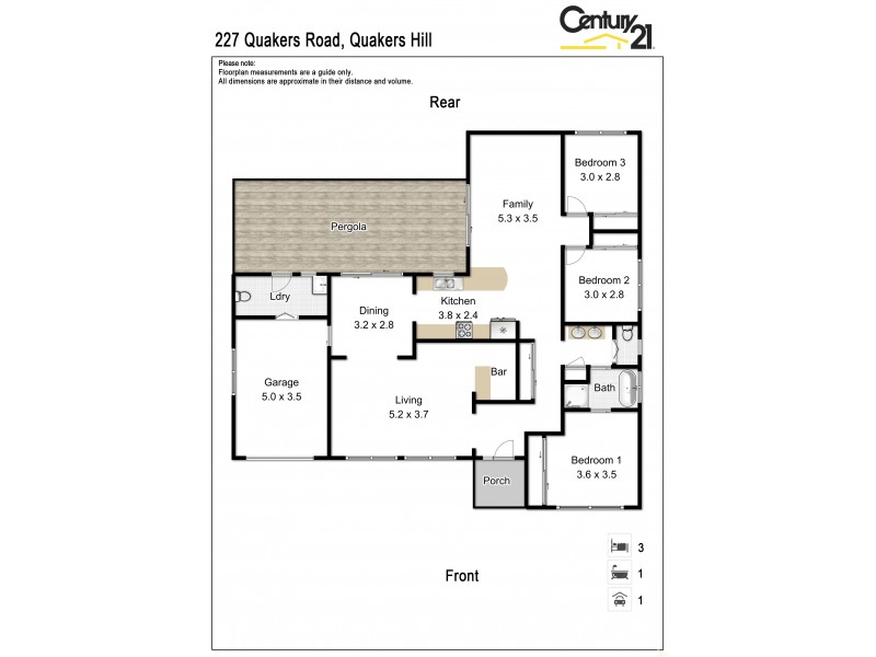227 Quakers Road, Quakers Hill NSW 2763 Floorplan