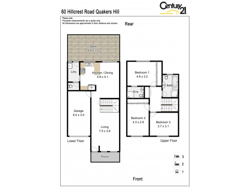 60 Hillcrest Road, Quakers Hill NSW 2763 Floorplan