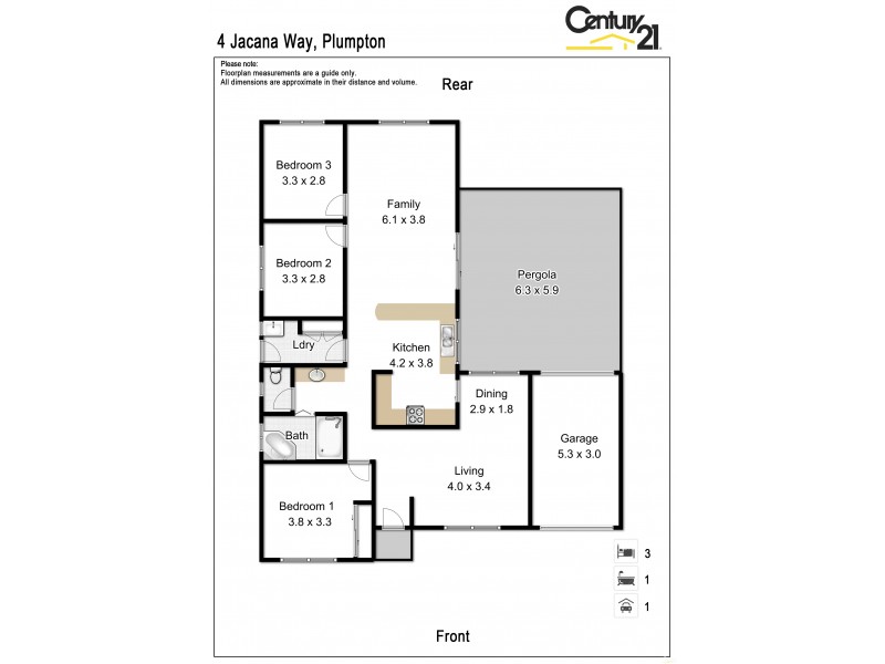 4 Jacana Way, Plumpton NSW 2761 Floorplan
