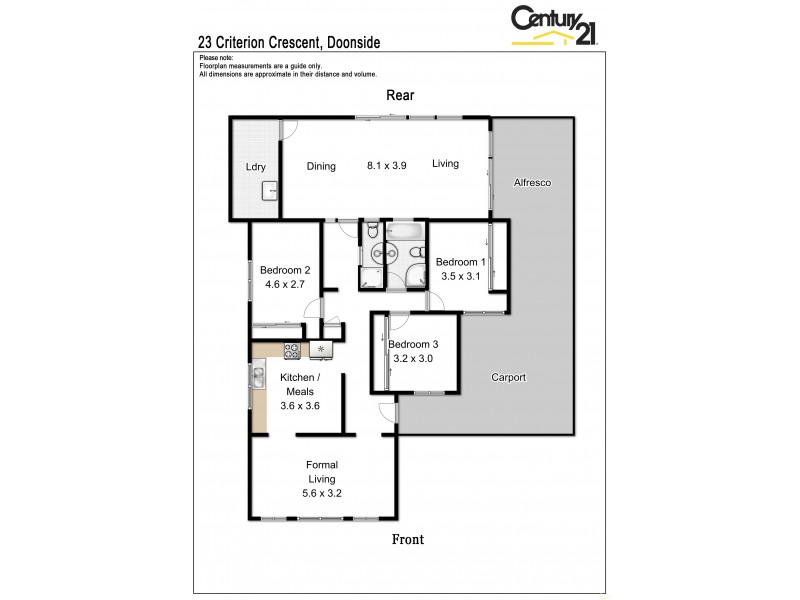 23 Criterion Crescent, Doonside NSW 2767 Floorplan