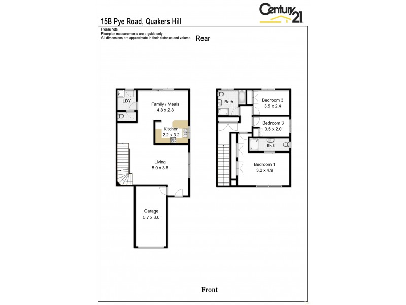 15B Pye Road, Quakers Hill NSW 2763 Floorplan