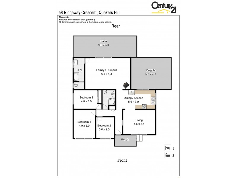 58 Ridgeway Crescent, Quakers Hill NSW 2763 Floorplan