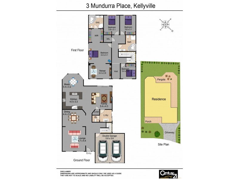 3 Mundurra Place, Kellyville NSW 2155 Floorplan