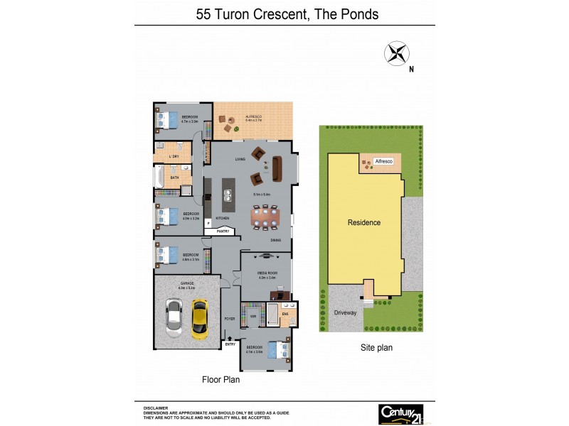 55 Turon Crescent, The Ponds NSW 2769 Floorplan