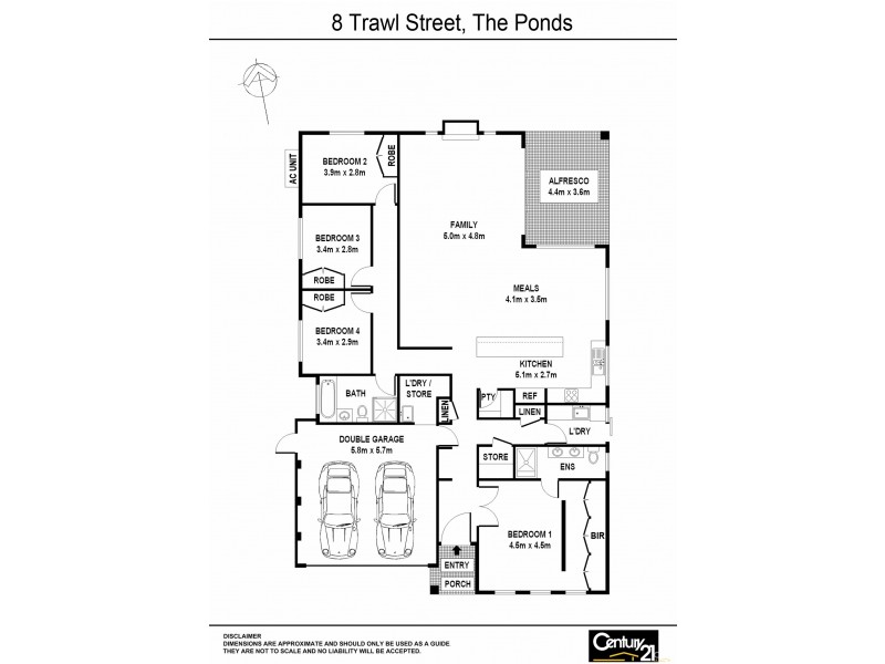8 Trawl Street, The Ponds NSW 2769 Floorplan