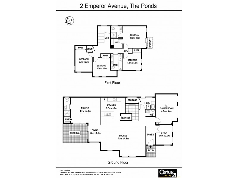 2 Emperor Avenue, The Ponds NSW 2769 Floorplan