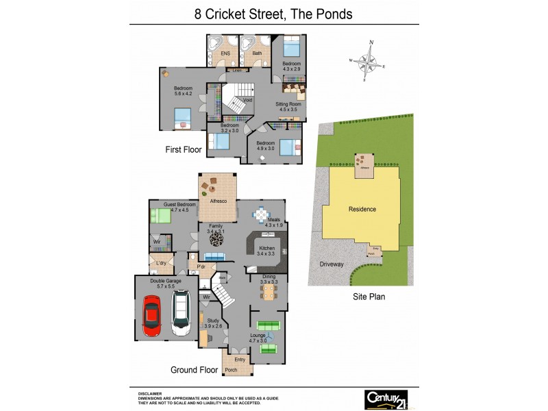 8 Cricket Street, The Ponds NSW 2769 Floorplan