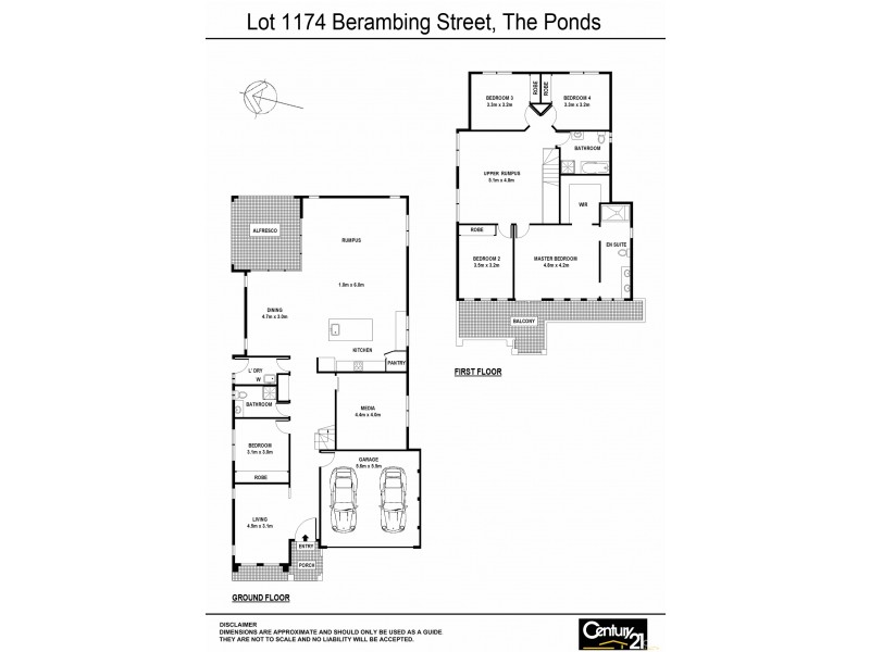 1174 Berambing Street, The Ponds NSW 2769 Floorplan