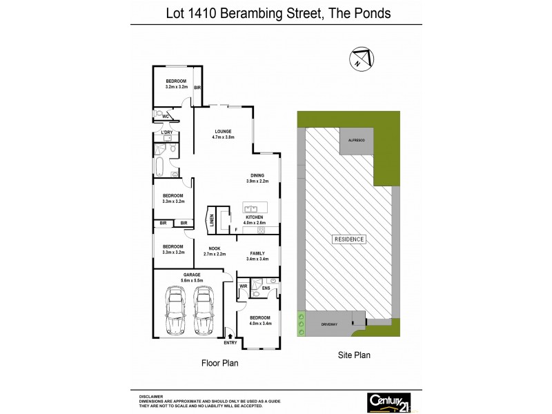45 Berambing Street, The Ponds NSW 2769 Floorplan