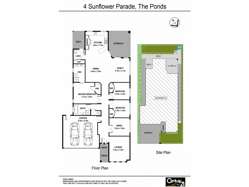 4 Sunflower Parade, The Ponds NSW 2769 Floorplan
