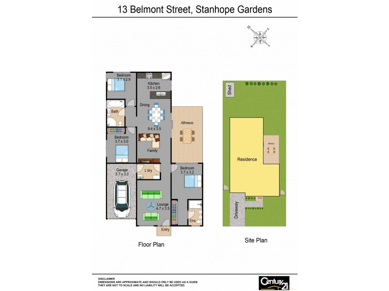 13 Belmont Street, Stanhope Gardens NSW 2768 Floorplan