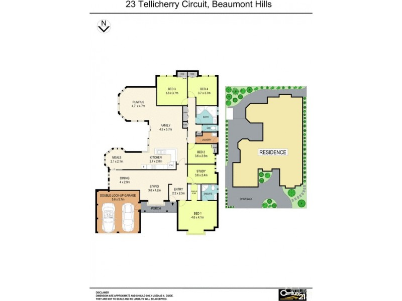 23 Tellicherry Circuit, Beaumont Hills NSW 2155 Floorplan