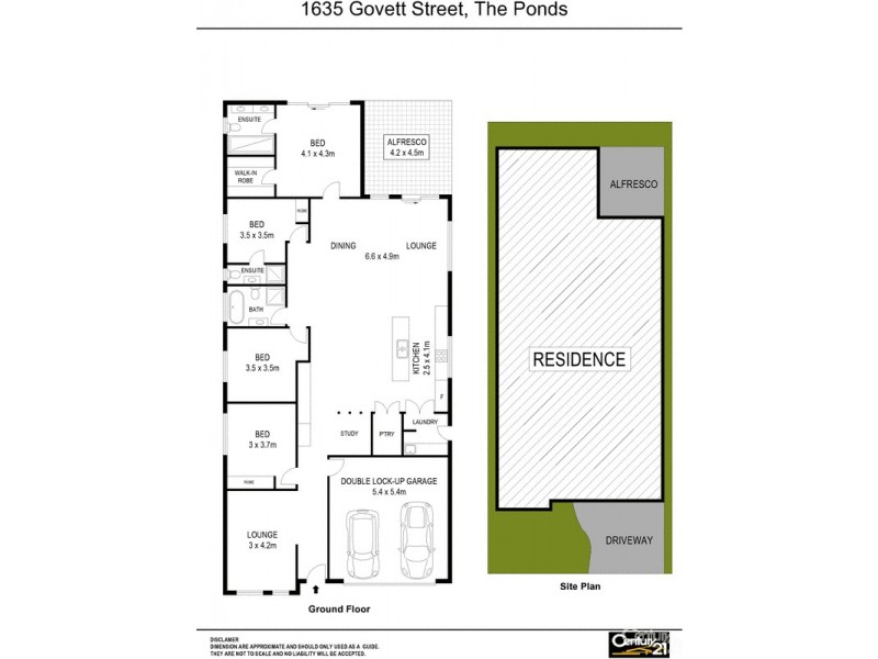 Lot 1635 Govett Street, The Ponds NSW 2769 Floorplan